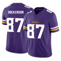 Rebec M.Vikings #87 T.J. Hockenson Player Purple Limited Vapor F.U.S.E. Home Game Stitched Jerseys