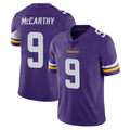 Rebec M.Vikings #9 J.J. McCarthy Player Purple Limited Vapor Untouchable Home Game Stitched Jerseys