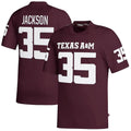 Rebec T.A&M Aggies #35 McKinnley Jackson NIL Replica Football Jersey Maroon Stitched American College Jerseys