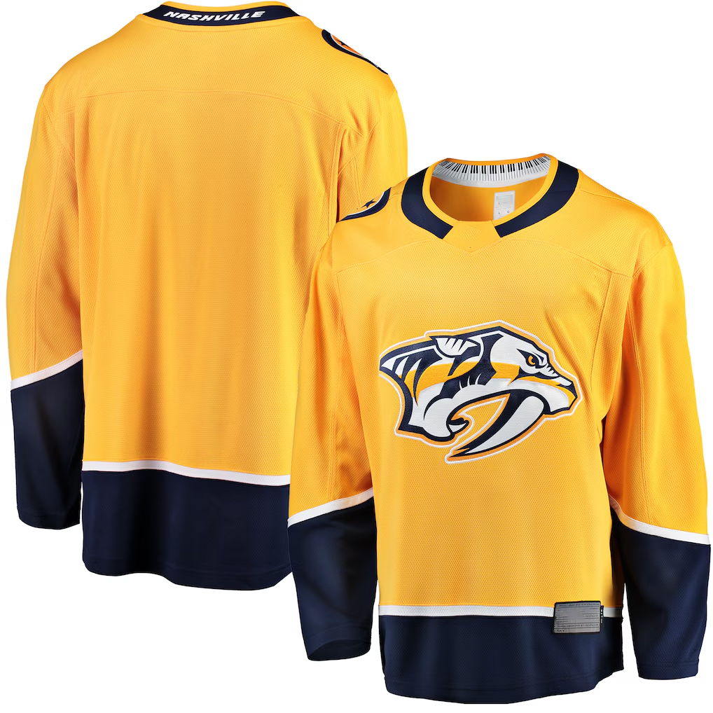 Rebec N.Predators Gold Breakaway Home Jerseys