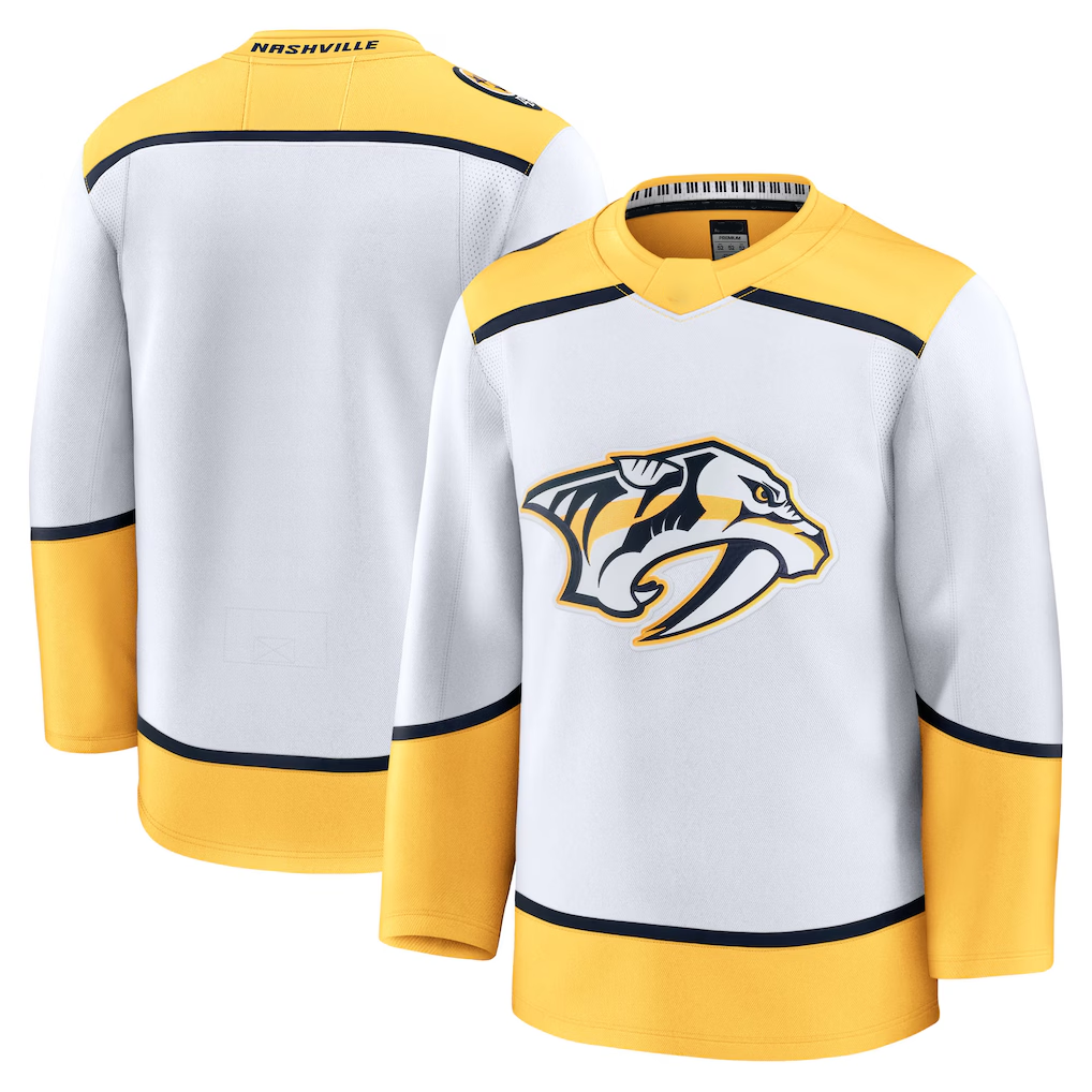 Rebec N.Predators White Away Premium Jerseys