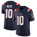 Rebec NE.Patriots #10 Drake Maye Player Navy Vapor Untouchable Home Game Stitched Jerseys