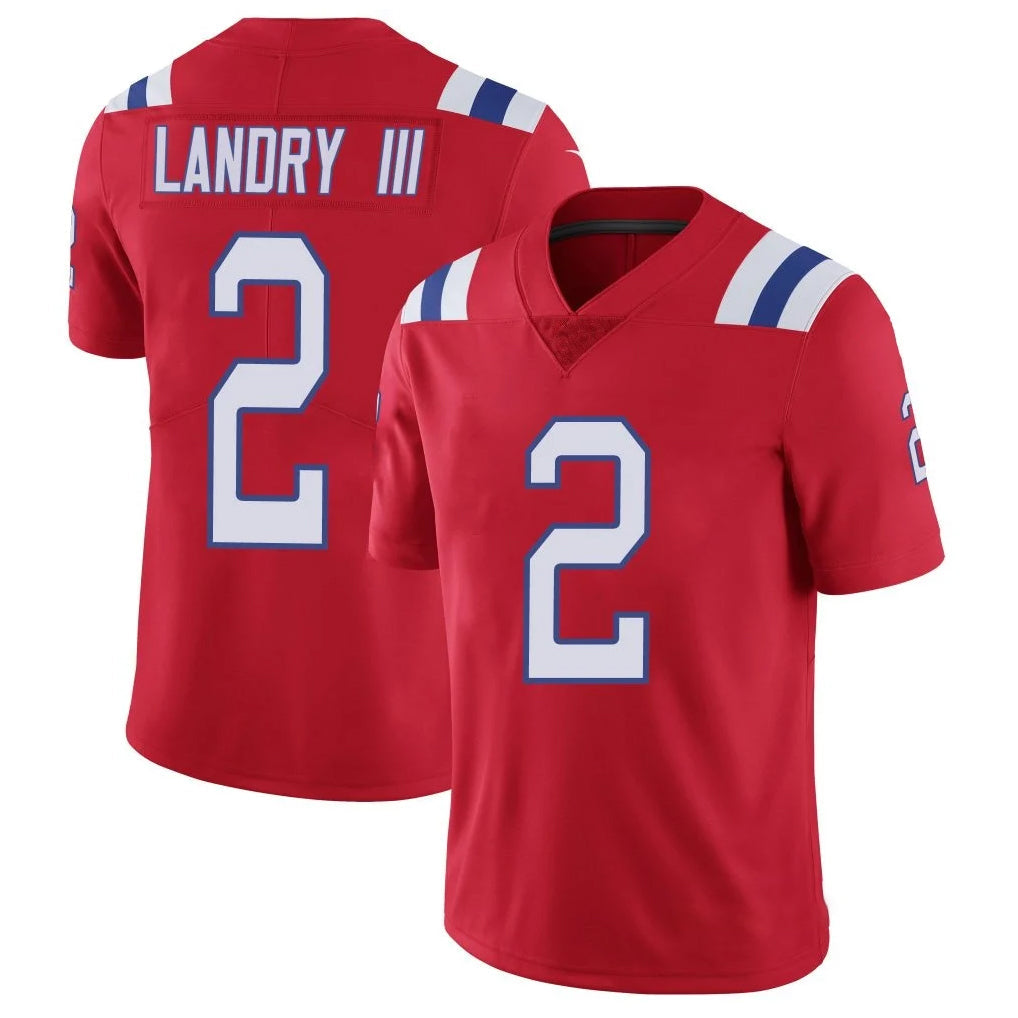 Rebec NE.Patriots #2 Harold Landry III Player Red Vapor Untouchable Home Game Stitched Jerseys