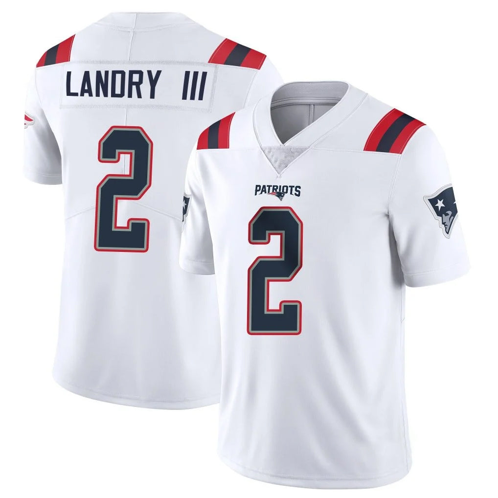 Rebec NE.Patriots #2 Harold Landry III Player White Vapor Untouchable Home Game Stitched Jerseys