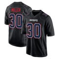Rebec NE.Patriots #30 Jam Miller Player Carbon Fashion Limited Home Game Stitched Jerseys