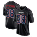 Rebec NE.Patriots #38 Rhamondre Stevenson Player Carbon Fashion Limited Home Game Stitched Jerseys
