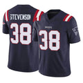 Rebec NE.Patriots #38 Rhamondre Stevenson Player Navy Limited Vapor F.U.S.E. Home Game Stitched Jerseys