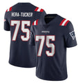 Rebec NE.Patriots #75 Alijah Vera-Tucker Player Navy Vapor Untouchable Home Game Stitched Jerseys