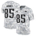 Rebec NE.Patriots #85 Hunter Henry Player Arctic Camo Salute to Service Limited Stitched Jerseys