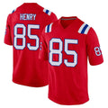 Rebec NE.Patriots #85 Hunter Henry Player Red Home Game Stitched Jerseys