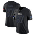 Rebec NE.Patriots #87 Romeo Doubs Player Black Impact LImited Home Game Stitched Jerseys