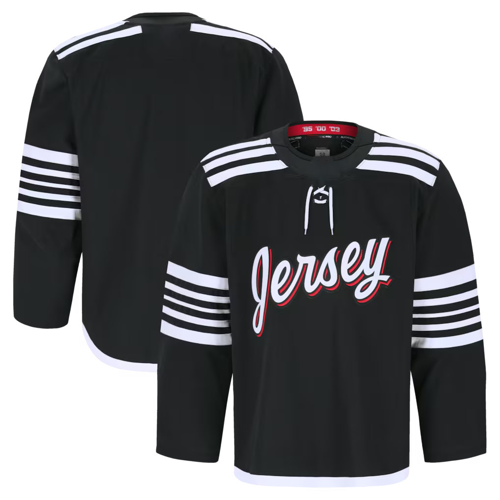 Rebec NJ.Devils Black Alternate Authentic Pro Jerseys