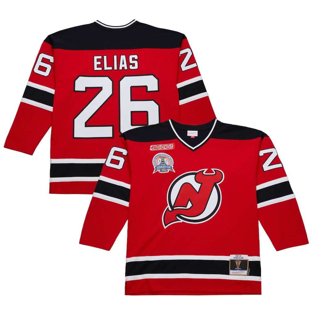 Rebec NJ.Devils #26 Patrik Elias Red 1999-00 Power Play Jerseys