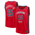 Rebec NO.Pelicans #25 Trey Murphy III Red Fast Break Replica Player Stitched Jerseys- Statement Edition