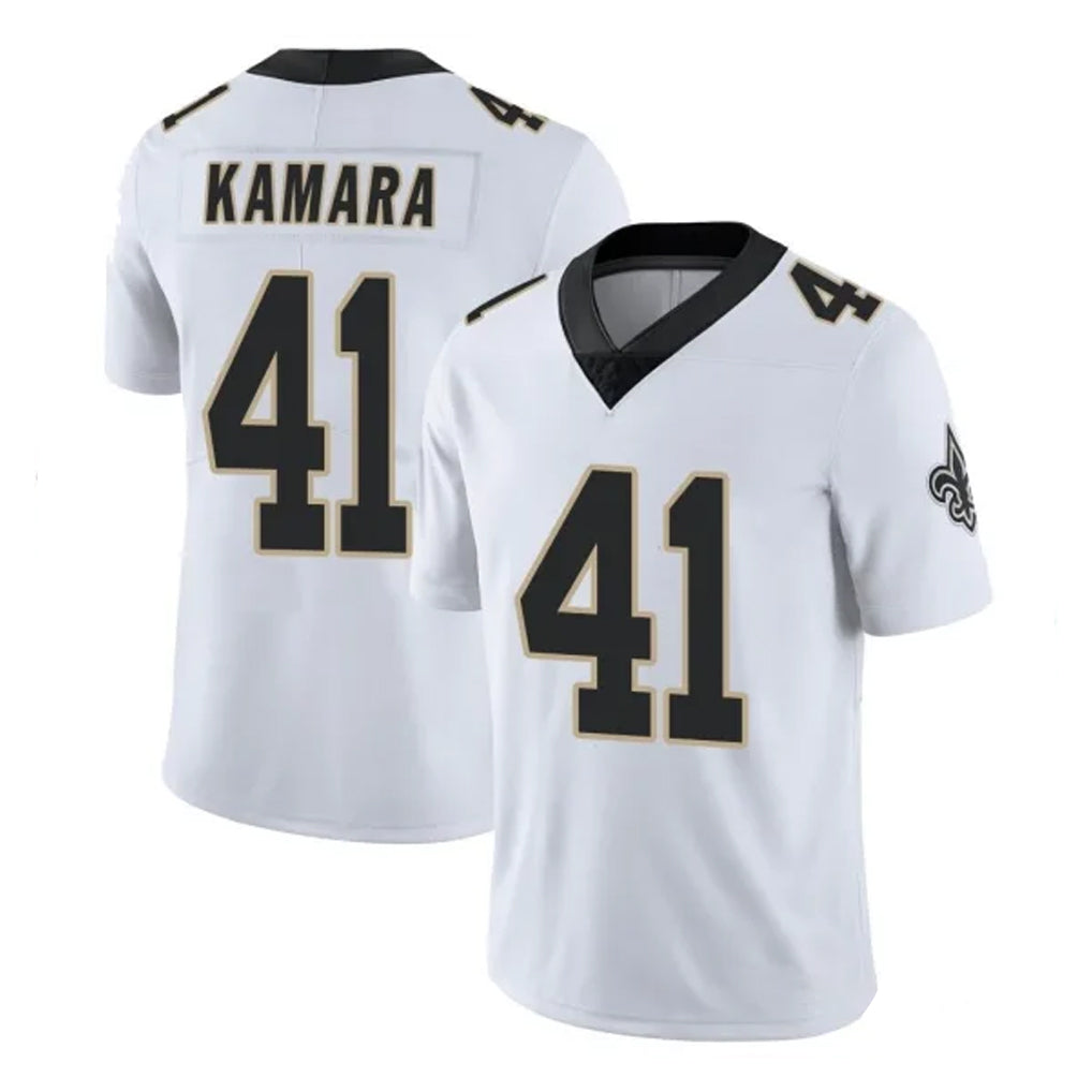 Rebec NO.Saints #41 Alvin Kamara Player White Limited Vapor Untouchable Home Game Stitched Jerseys