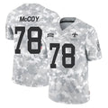 Rebec NO.Saints #78 Erik McCoy Player Arctic Camo Salute To Service Limited Game Stitched Jerseys