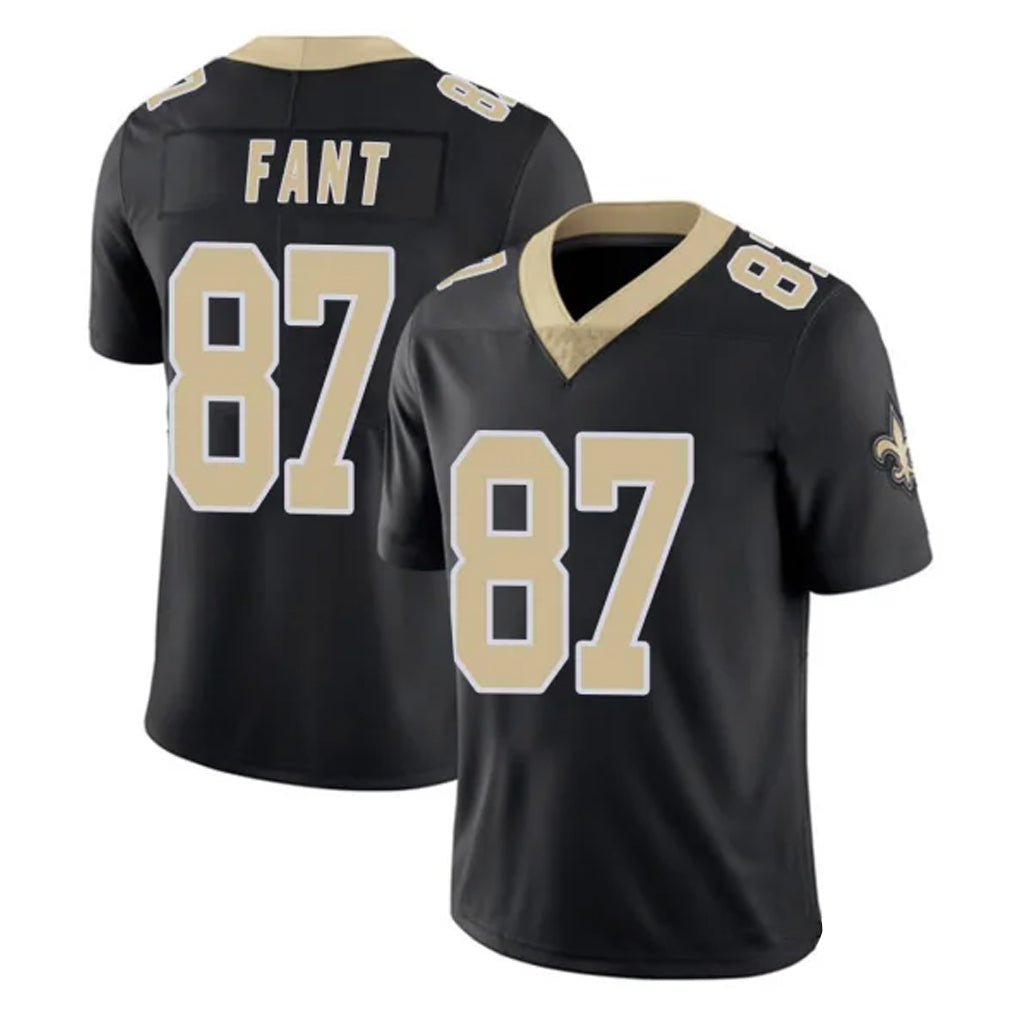 Rebec NO.Saints #87 Noah Fant Player Black Limited Vapor Untouchable Home Game Stitched Jerseys