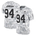 Rebec NO.Saints #94 Cameron Jordan Player Arctic Camo Salute To Service Limited Game Stitched Jerseys