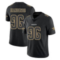 Rebec NO.Saints #96 Carl Granderson Player Black Impact Limited Home Game Stitched Jerseys