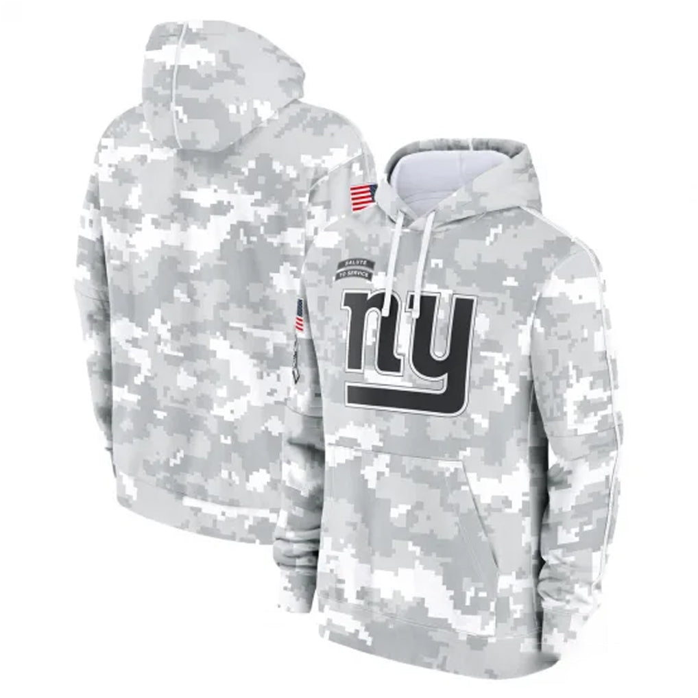 Rebec NY.Giants Arctic Camo Salute to Service Pullover Hoodies Limited Game Blank Player Stitched Jerseys