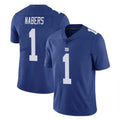 Rebec NY.Giants #1 Malik Nabers Player Royal Limited Vapor Untouchable Home Game Stitched Jerseys