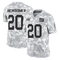 Rebec NY.Giants #20 Greg Newsome II Player Arctic Camo Salute To Service Limited Game Stitched Jerseys