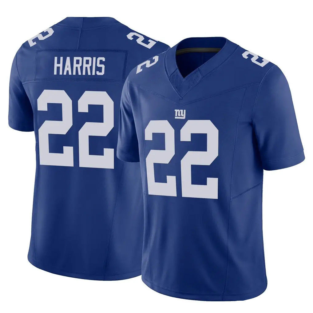 Rebec NY.Giants #22 Najee Harris Player Royal Limited Vapor F.U.S.E. Home Game Stitched Jerseys