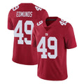 Rebec NY.Giants #49 Tremaine Edmunds Player Red Limited Vapor Untouchable Home Game Stitched Jerseys