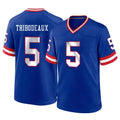 Rebec NY.Giants #5 Kayvon Thibodeaux Player Royal Classic Home Game Stitched Jerseys