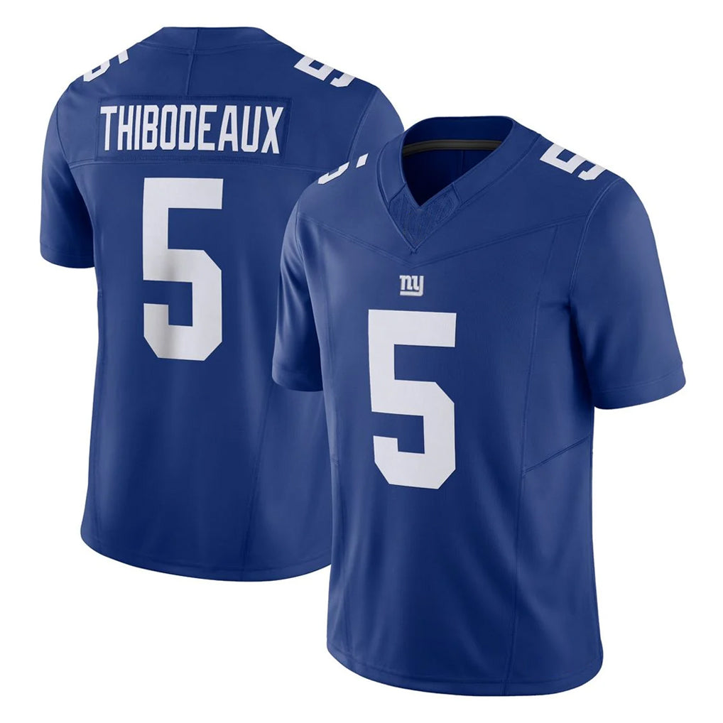 Rebec NY.Giants #5 Kayvon Thibodeaux Player Royal Limited Vapor F.U.S.E. Home Game Stitched Jerseys