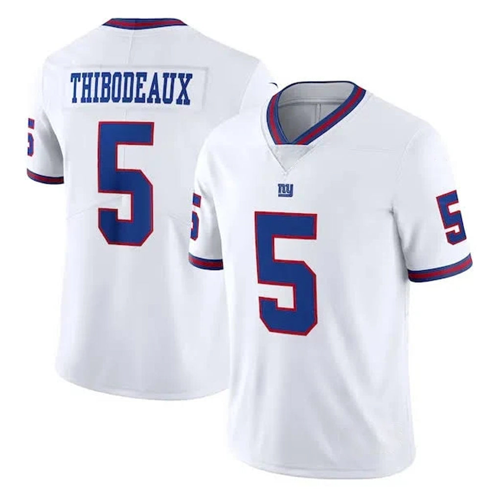Rebec NY.Giants #5 Kayvon Thibodeaux Player White Color Rush Home Game Stitched Jerseys