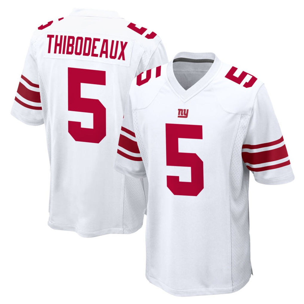 Rebec NY.Giants #5 Kayvon Thibodeaux Player White Home Game Stitched Jerseys