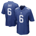 Rebec NY.Giants #6 Jaxson Dart Player Royal Home Game Stitched Jerseys