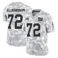 Rebec NY.Giants #72 Jermaine Eluemunor Player Arctic Camo Salute To Service Limited Game Stitched Jerseys