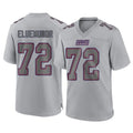 Rebec NY.Giants #72 Jermaine Eluemunor Player Gray Atmosphere Fashion Limited Game Stitched Jerseys