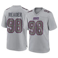 Rebec NY.Giants #98 DJ Reader Player Gray Atmosphere Fashion Limited Game Stitched Jerseys