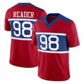 Rebec NY.Giants #98 DJ Reader Player Red Century Vapor F.U.S.E. Home Game Stitched Jerseys