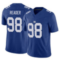 Rebec NY.Giants #98 DJ Reader Player Royal Limited Vapor F.U.S.E. Home Game Stitched Jerseys