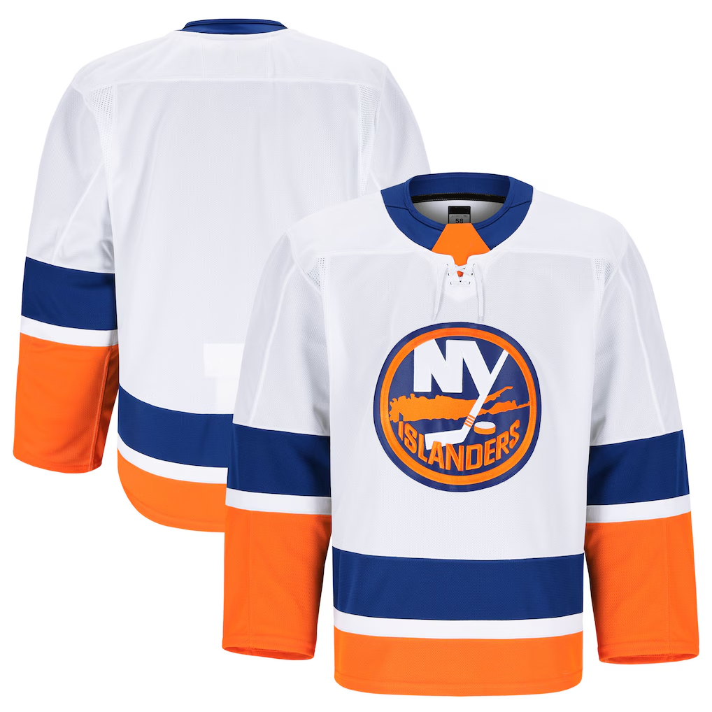 Rebec NY.Islanders White Away Authentic Pro Jerseys
