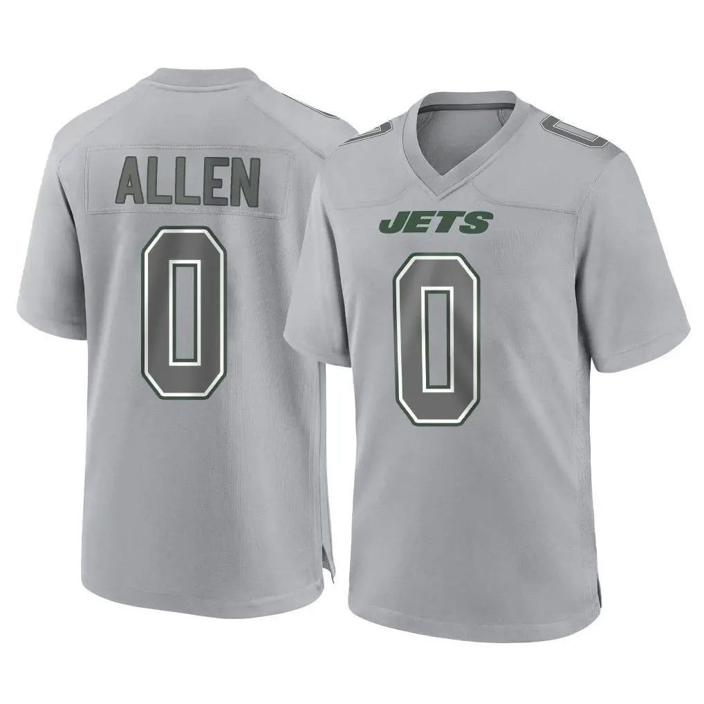 Rebec NY.Jets #0 Braelon Allen Player Gray Limited Atmosphere Fashion Home Game Stitched Jerseys