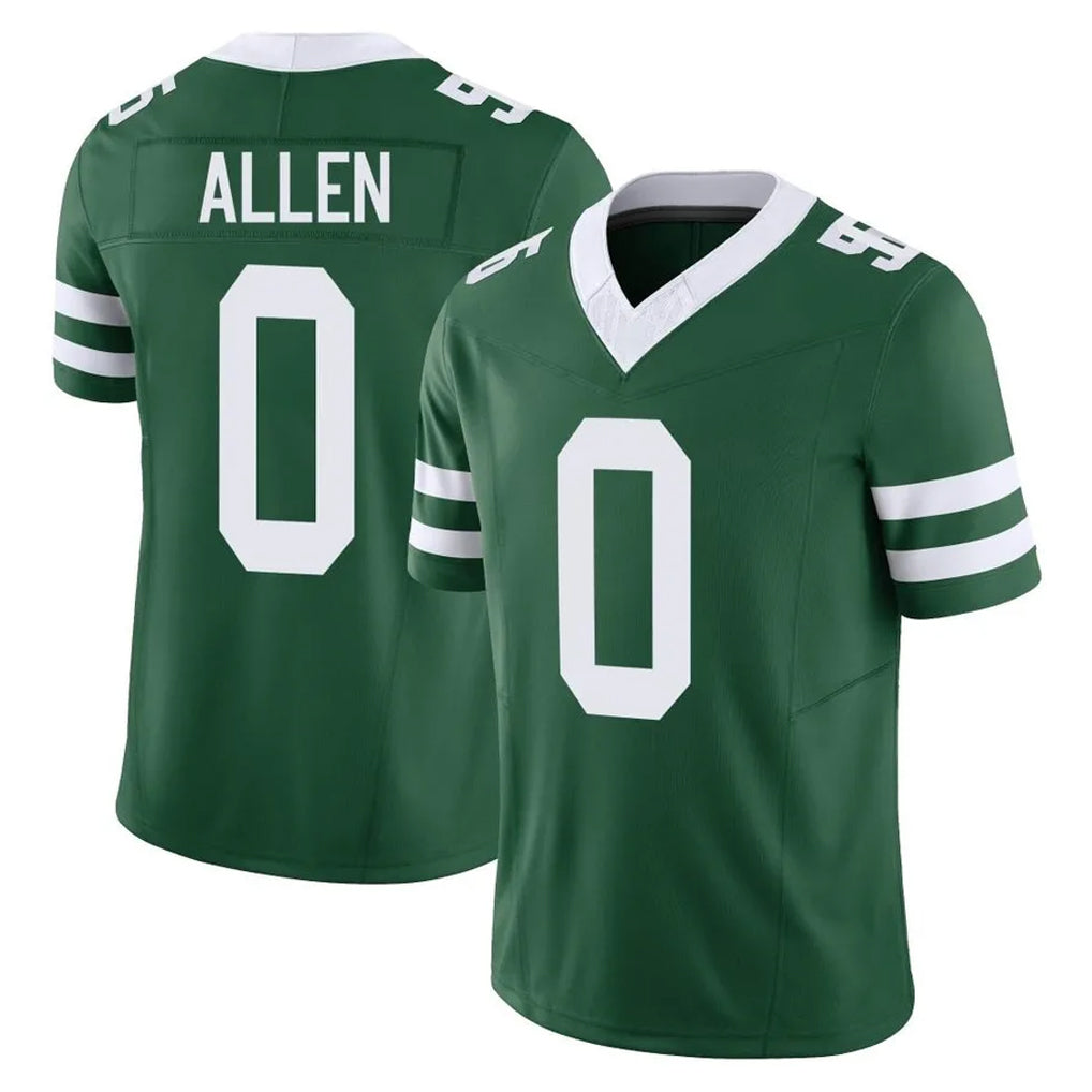 Rebec NY.Jets #0 Braelon Allen Player Green Legacy Limited Vapor F.U.S.E. Home Game Stitched Jerseys