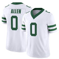 Rebec NY.Jets #0 Braelon Allen Player White Legacy Limited Vapor F.U.S.E. Home Game Stitched Jerseys