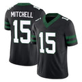 Rebec NY.Jets #15 Adonai Mitchell Player Black Limited Legacy Vapor F.U.S.E. Home Game Stitched Jerseys