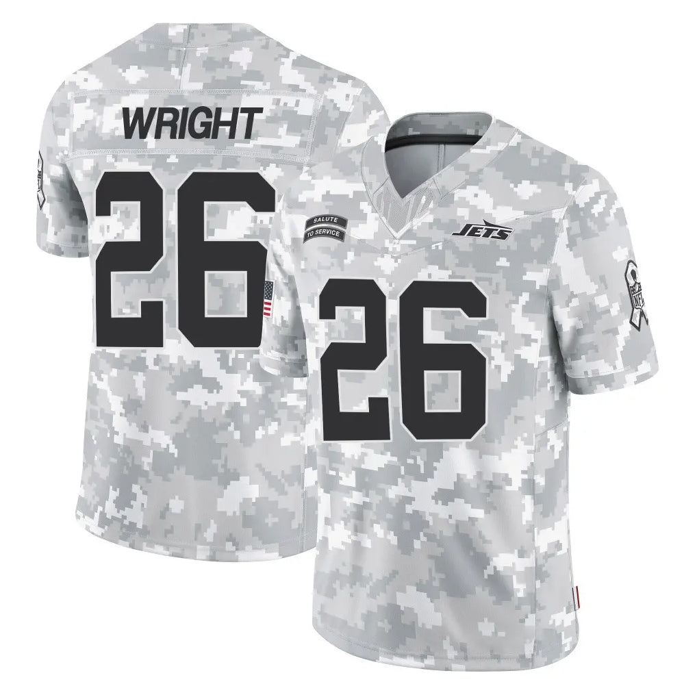 Rebec NY.Jets #26 Nahshon Wright Player Arctic Camo Salute to Service Limited Game Stitched Jerseys