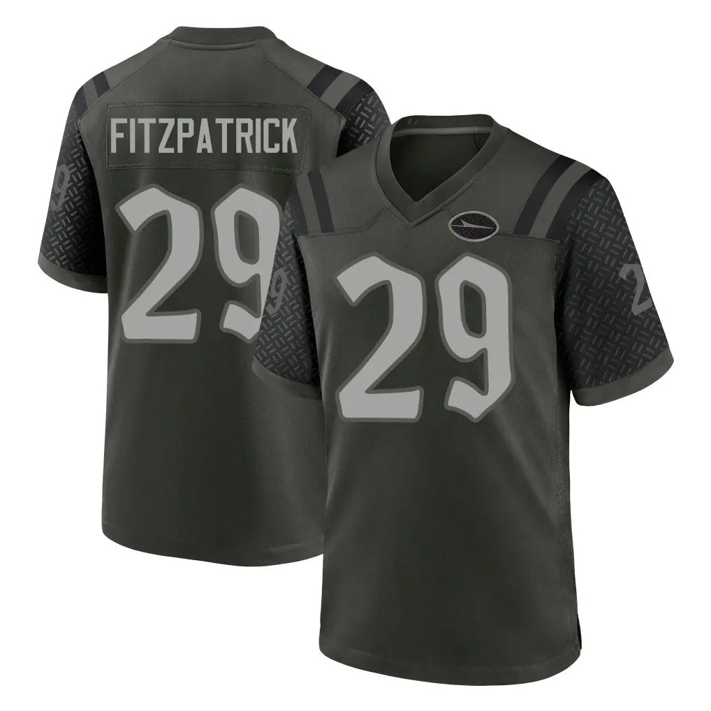 Rebec NY.Jets #29 Minkah Fitzpatrick Player Green 2025 Rivalries Collection Home Game Stitched Jerseys
