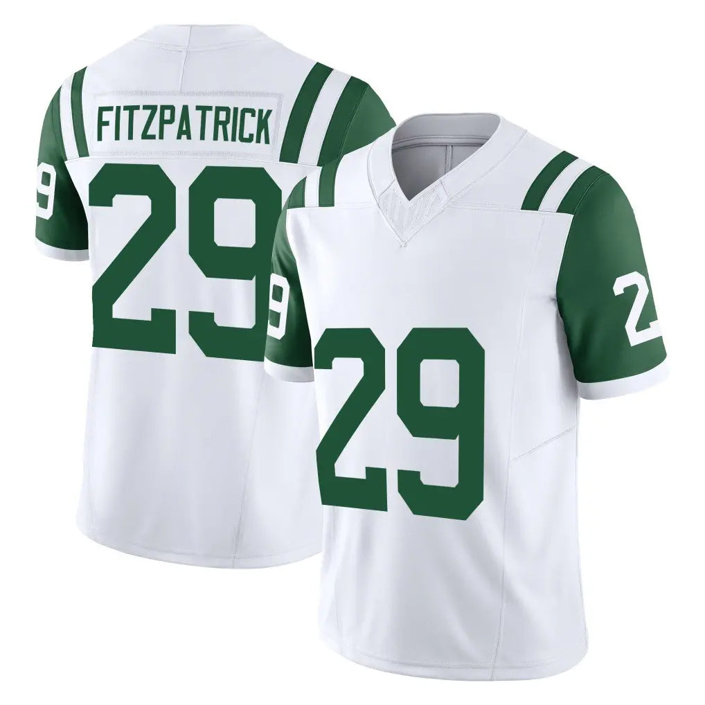 Rebec NY.Jets #29 Minkah Fitzpatrick Player White Limited Classic Vapor F.U.S.E. Home Game Stitched Jerseys