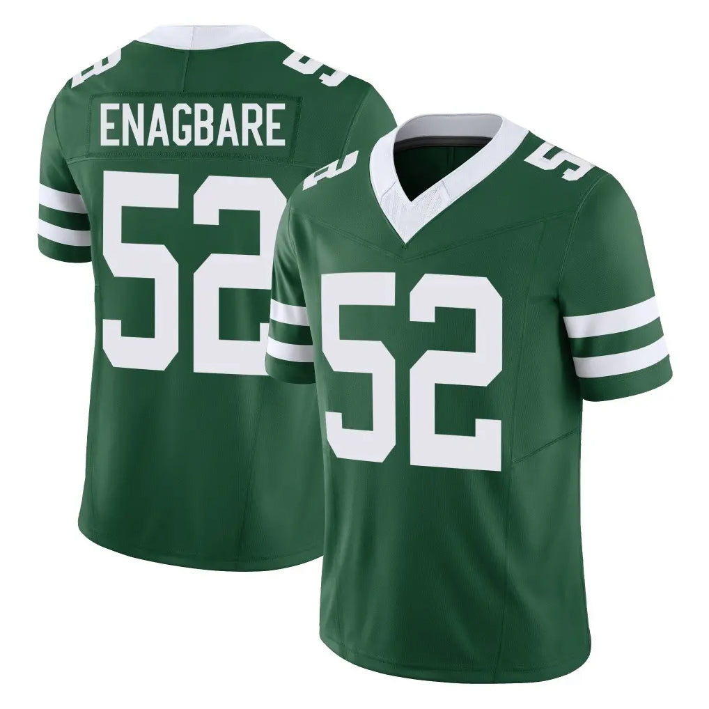 Rebec NY.Jets #52 Kingsley Enagbare Player Green Legacy Limited Vapor F.U.S.E. Home Game Stitched Jerseys