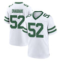 Rebec NY.Jets #52 Kingsley Enagbare Player White Legacy Home Game Stitched Jerseys