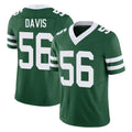 Rebec NY.Jets #56 Demario Davis Player Green Legacy Limited Vapor F.U.S.E. Home Game Stitched Jerseys