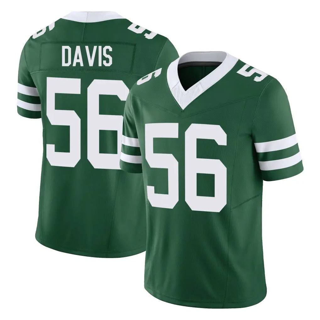 Rebec NY.Jets #56 Demario Davis Player Green Legacy Limited Vapor F.U.S.E. Home Game Stitched Jerseys